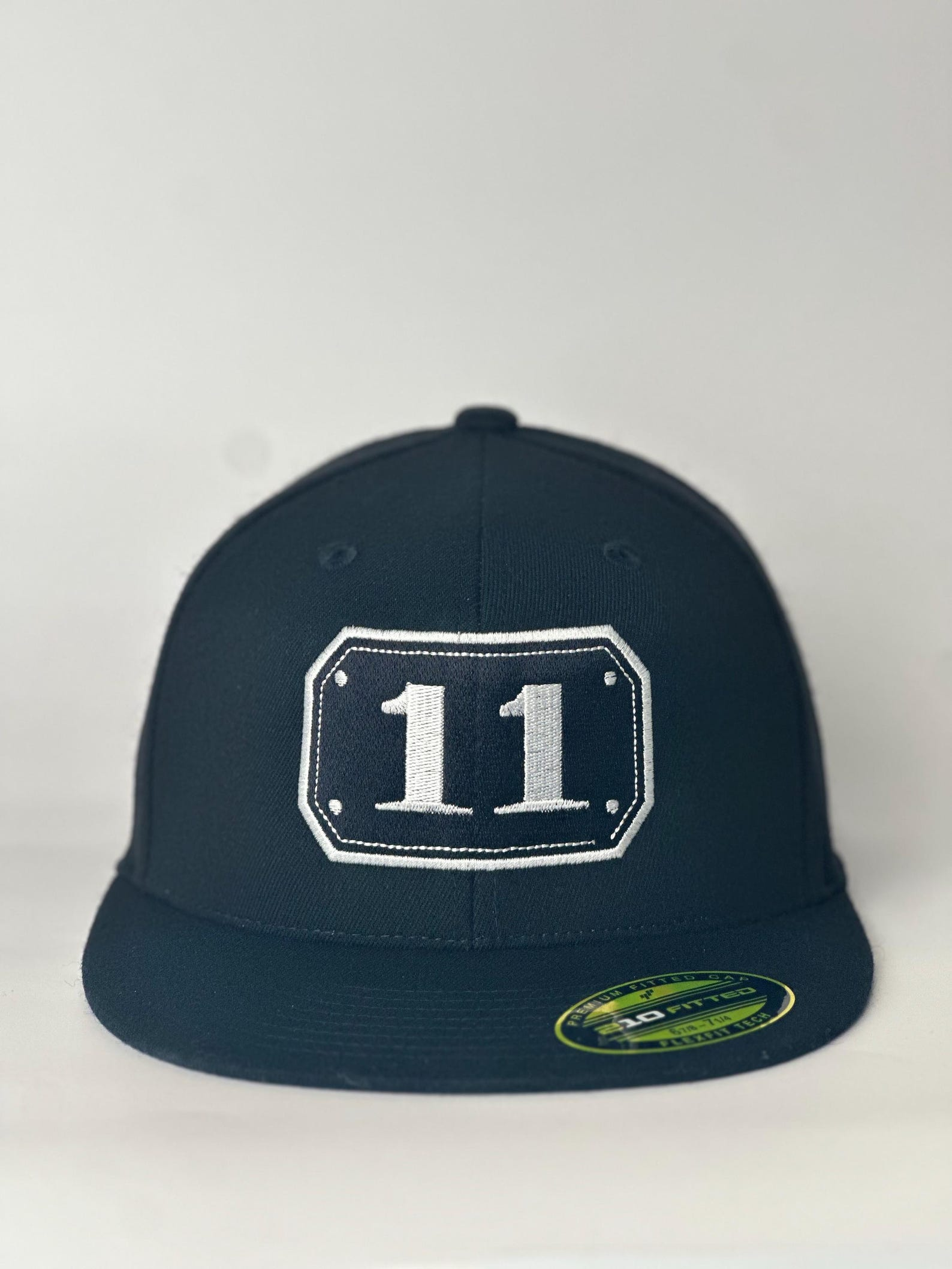 6210FF Fitted 2 Sizes Flexfit Cap with Passport Style Badge- Personalized Fire Department Uniform Hat - Custom Firefighter Hat