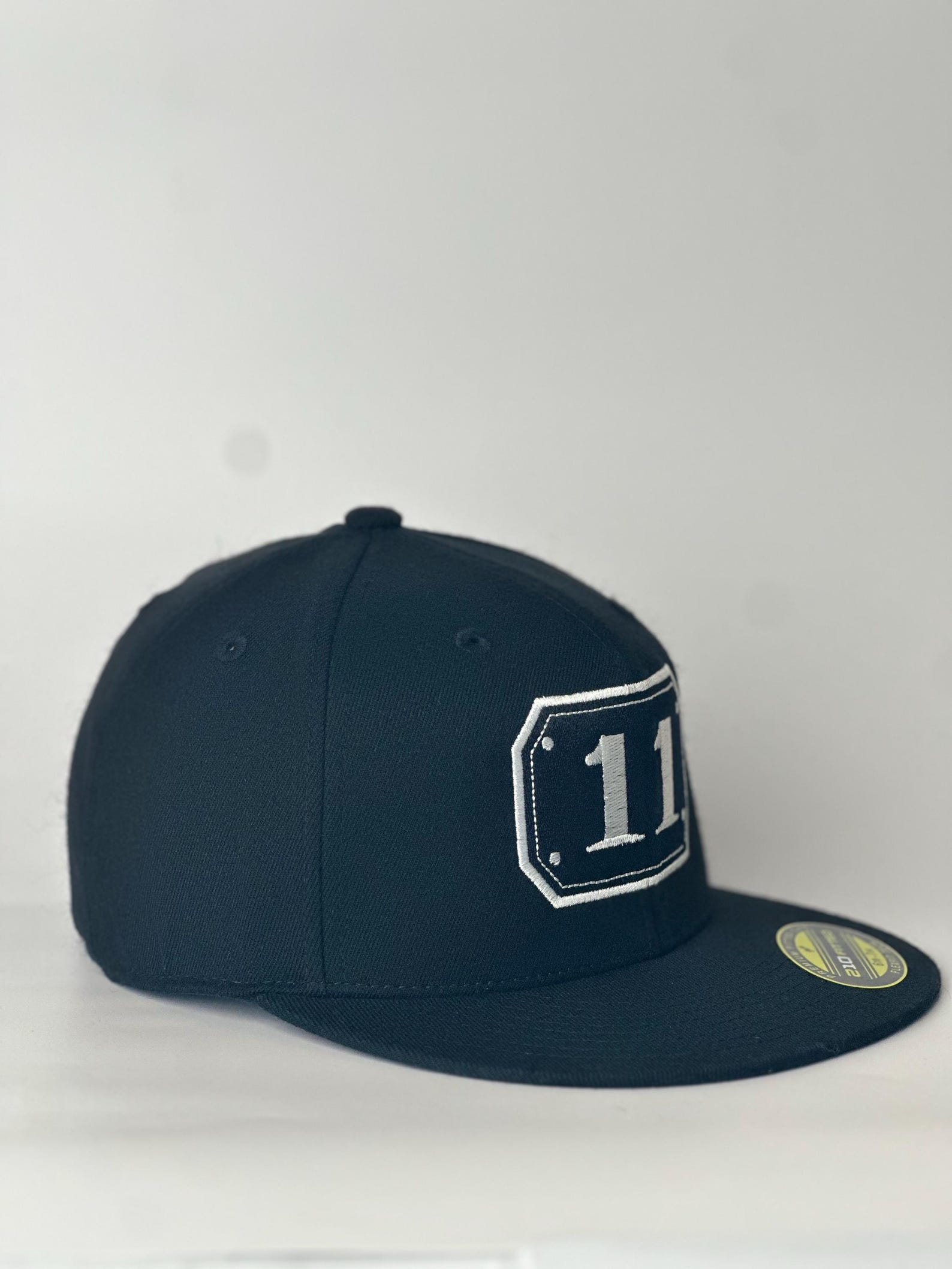6210FF Fitted 2 Sizes Flexfit Cap with Passport Style Badge- Personalized Fire Department Uniform Hat - Custom Firefighter Hat